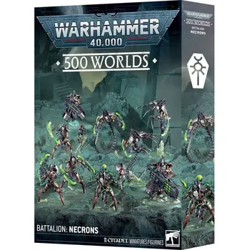 Příslušenství k deskovým hrám Games Workshop Warhammer 40,000 - 500 Worlds Battalion: Necrons