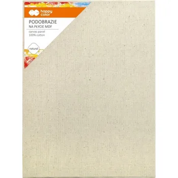 Obraz Malířské Plátno z přírodní bavlny 30x40 impregnovaný MDF Happy Color