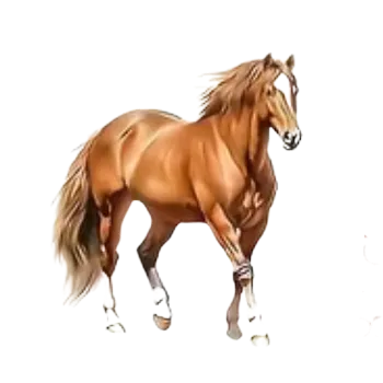 Nažehlovací obrázek - motiv koně IV (7,4 x 8,5 cm)