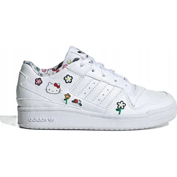 Dámská obuv Adidas tenisky Forum Low x Hello KITTY vel. 33,5 Bílé Kůže Limitovaná Edice