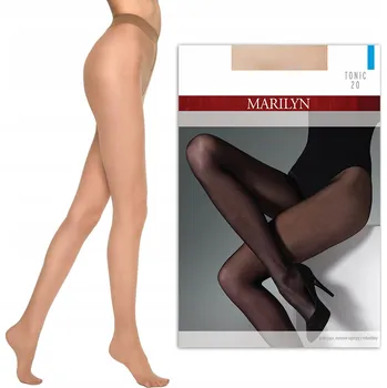 Dámské punčochy Průsvitné Punčocháče Marilyn Tonic 20den béžové, velikost 1/2