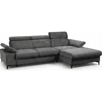 Sedací souprava Sedací souprava Lazur, pravá, šedá (salvador 14)