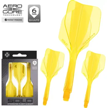 Harrows letky Solo Yellow No.6, Velikost Midi