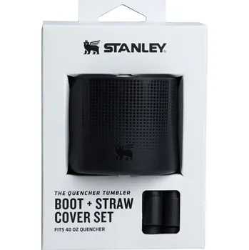 Láhev Stanley The Quencher Boot + Straw Topper - 1180 ml Black