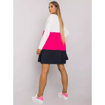 Dámské šaty Šaty RV SK 7188.83P fuchsiová S/M