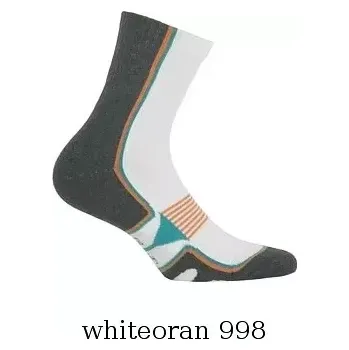 Pánské ponožky Ponožky Wola Sportive Frotte pánské vzorek W 941N6 AG+ bílá/bílá 45-47