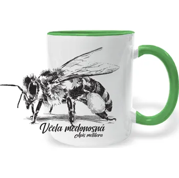 Hrnek - Včela medonosná Barva: Zelená