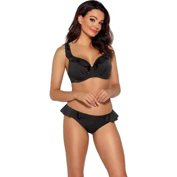 Dámské plavky Spodní díl plavek Ava SF 13/11/B Brazilian S-2XL černá XXL-44