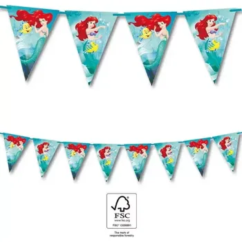 Vlaječková girlanda Malá mořská vílá 2,3m