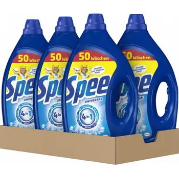 Přípravek na praní Spee Universal prací gel 4v1 na bílé a světlé prádlo 4x50 dávek - VÝHODNÉ BALENÍ - originál z Německa