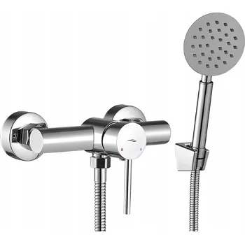 Vodovodní baterie Sprchová baterie nástěnná, páková Kuchinox NOIA, stříbrná