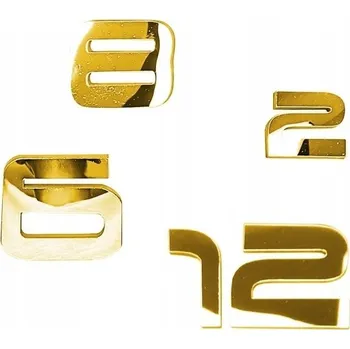 Hodiny NÁSTĚNNÉ HODINY S EFEKTEM ZRCADLA DIY 3D