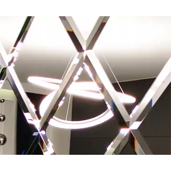 Zrcadlo Zrcadlo fazetované 85x127 cm, zrcadlové dlaždice GLAMOUR, křišťálová fazeta 12 mm.