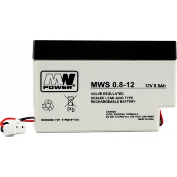 Záložní baterie Akumulátor MW Power 12 V 0,8 Ah