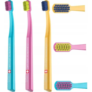 Zubní kartáček 3x CURAPROX CS 7600 chytré manuální zubní kartáčky