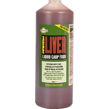 Návnadové aroma Dynamite Baits Atraktor Liquid Carp Food Liver 1L