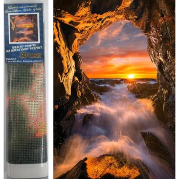 Obraz Diamantová výšivka / Mozaika 5D - jeskyně 1007121