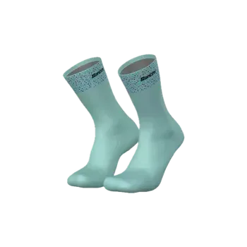 Pánské ponožky Trek cyklistické ponožky Santini týmu-Unbroken XC, tyrkysové - M/L