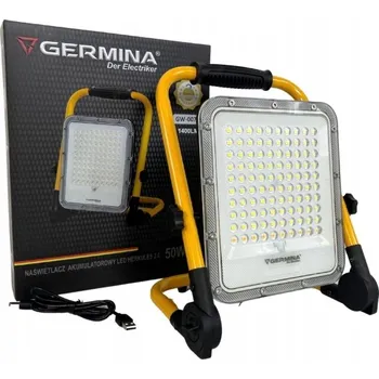 LED REFLEKTOR S AKUMULÁTOREM LAMPA 50W HALOGEN