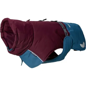 Obleček pro psa IFOURTHSTYLE Nepromokavý kabát pro psy - zimní 45 - vínová