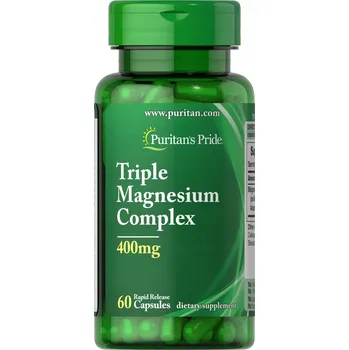 Doplněk stravy Puritan's Pride Triple Magnesium Complex 400 mg, 60 kapslí