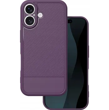 Pouzdro na mobilní telefon Pouzdro Kryt Obal Karbon Carbon SIMPLE pro Apple iPhone 16