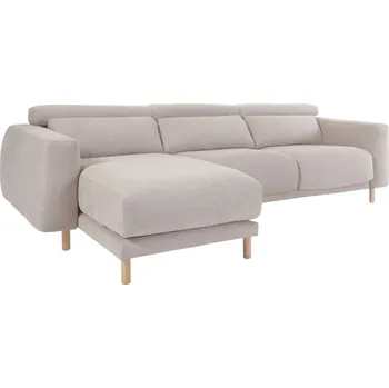 Pohovka Kave Home Rohová pohovka Singa 296 cm, levá – vystavený kus