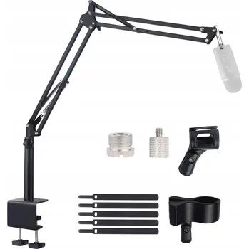 Mikrofon Stojan na mikrofon s ramenem a závitem 5/8" 1/4" Lemxadd