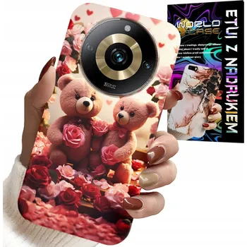 Pouzdro na mobilní telefon POUZDRO pro Realme 11 Pro+ 5G - Medvídci, Miluji Tě, Srdíčka, Kryt