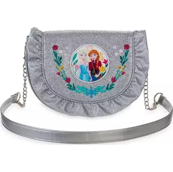 Kabelka Disney - dětská kabelka Frozen stříbrná - Anna a Elsa,
