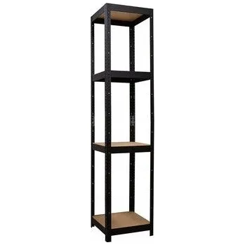 Dílenský regál Kovový regál do skladu, sloupek Metalkas 179 x 40 x 40 cm, nosnost 175 kg na polici