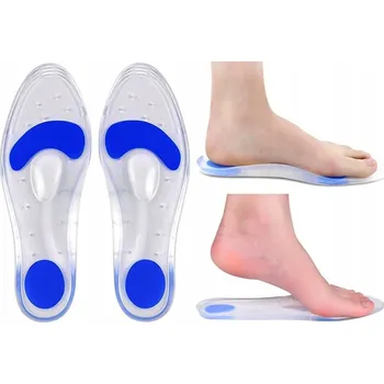 Vložka do bot SUPINUJÍCÍ Vložky do bot SILIKONOVÉ gelové ORTOPEDICKÉ Polštáře - 35/36