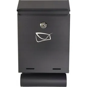 Železářství Poštovní schránka s přihrádkou na noviny TopKing černá
