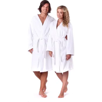 Pánský župan Unisex župan Sauna kimono 1250 bílá - Vestis XXL