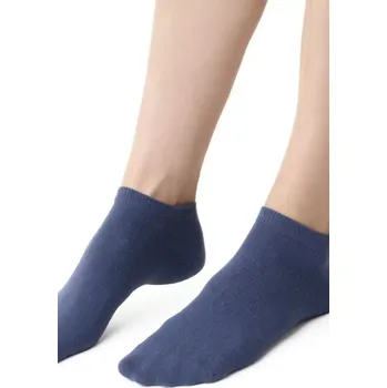 Pánské oblečení Hladké dámské ponožky 052 džínovina 38-40