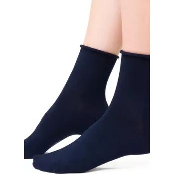 Pánské oblečení Dámské netlačící ponožky 125 tmavě modrá 38-40
