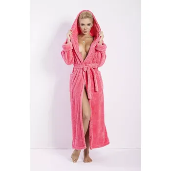 Dámský župan Dámský župan Diana long coral - DKAREN korálová S