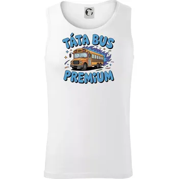 Kreslený Táta bus premium - Tílko pánské Core - M ( Bílá )