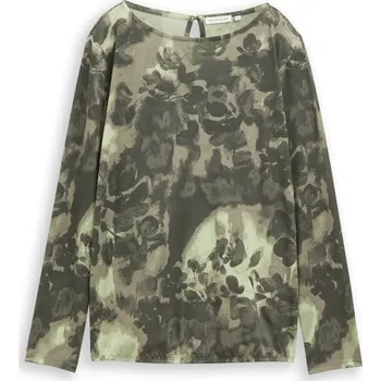 Dámské tričko Tom Tailor dámské triko 1049177 39046 Zelená L