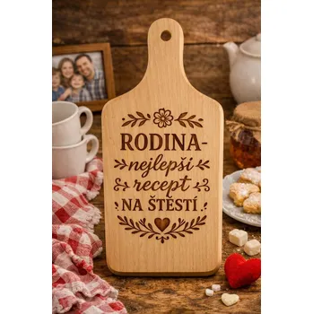 Kuchyňské prkénko Dary dřeva Dřevěné prkénko do kuchyně – originální dárky Velikost: Malé 11x27
