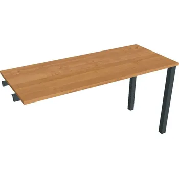 Psací stůl Stůl pracovní úzký UE 1400 R řetízící rovné - OLŠE , ČERNÁ