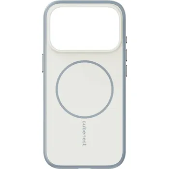 Pouzdro na mobilní telefon Cubenest Kryt na iPhone 17 Pro s podporou MagSafe matný béžový