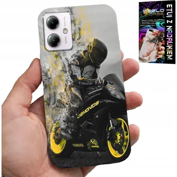 Pouzdro na mobilní telefon POUZDRO PRO MOTOROLA MOTO G54 5G - MOTOR MOTOCYKLY FANOUŠEK MNOHO ZAD