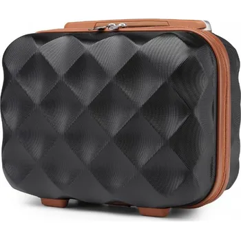 British Traveller K2395L Kosmetický kufřík 30cm Černý ABS/Polykarbonát