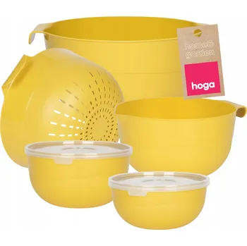 SADA KUCHYŇSKÝCH MISEK S VÍKY NÁDOBÍ MISKY CEDNÍK SÍTO 7 ks