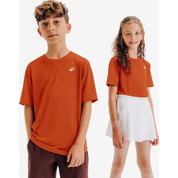 Pánské tričko KUIKMA Dětské tenisové tričko TTS Light 14 LET KAŠTANOVÁ|ORANŽOVÁ|VÍNOVÁ