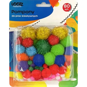 kreativní sada DEKORAČNÍ BAMBULE mix barev 80 kusů