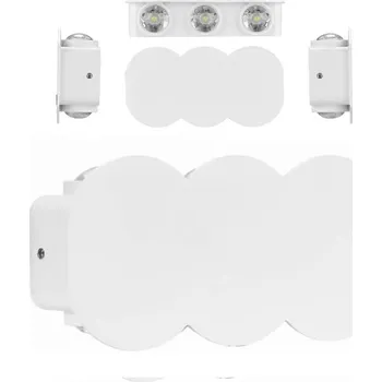 Nástěnné svítidlo KINKIET LED, MODERNÍ LAMPA, HORNÍ A DOLNÍ STĚNA, LOFT, VENKOVNÍ PROSTŘEDÍ