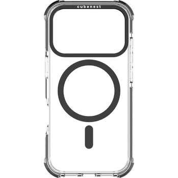 Pouzdro na mobilní telefon Cubenest Kryt na iPhone 17 Pro MagPro Strong Guard černý