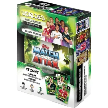 Sběratelská karetní hra 2025/26 Topps Match Attax UEFA Champions League World Beaters Booster Tin 1